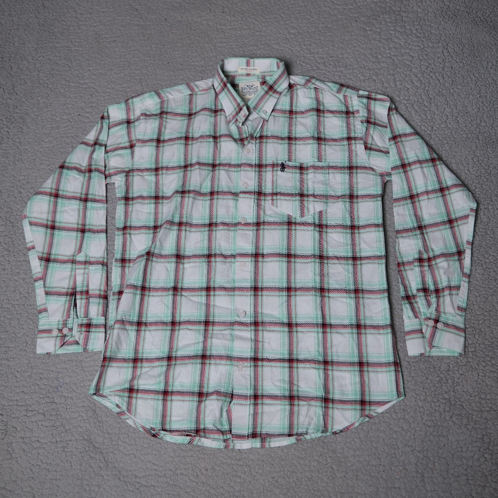 RRL Ralph Lauren Double RL & Co Shirt Long Sleeve RRL Work Mens XL